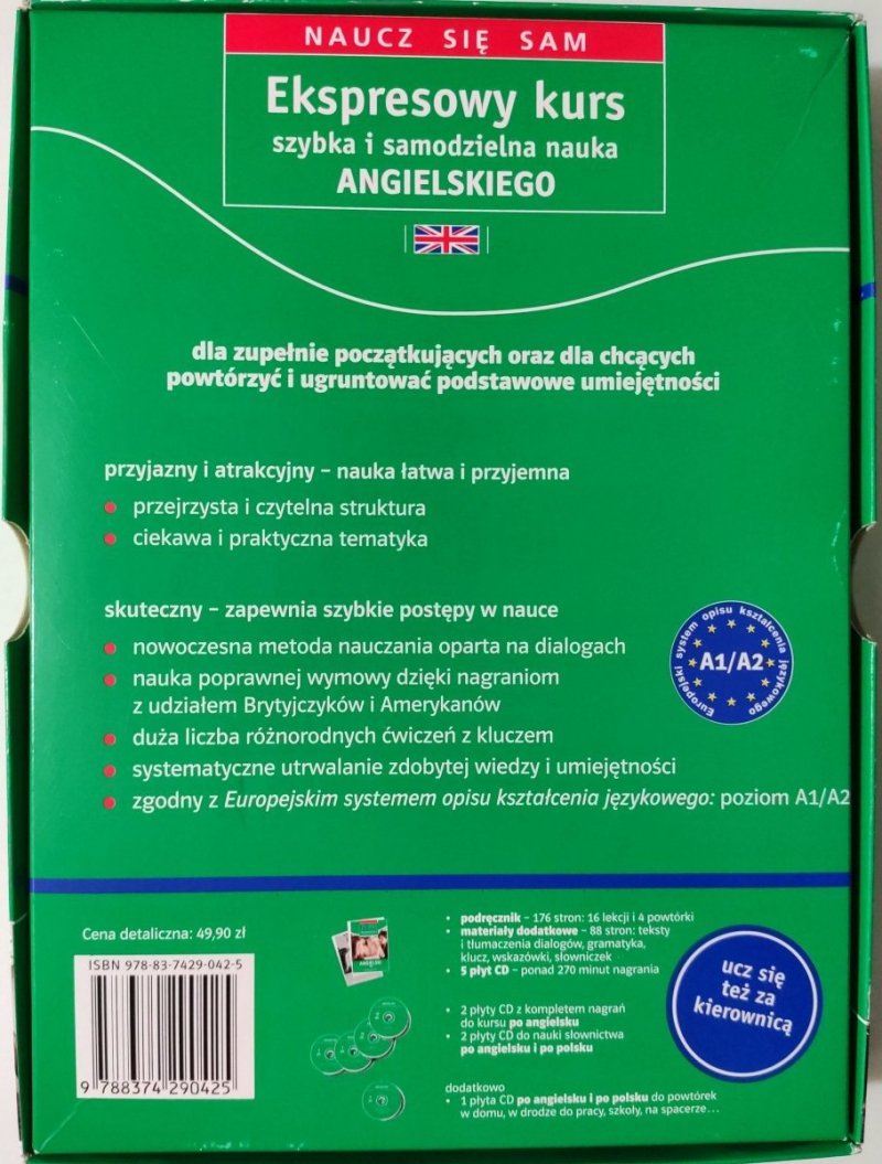 CD. PONS EKSPRESOWY KURS DLA POCZĄTKUJĄCYCH ANGIELSKI