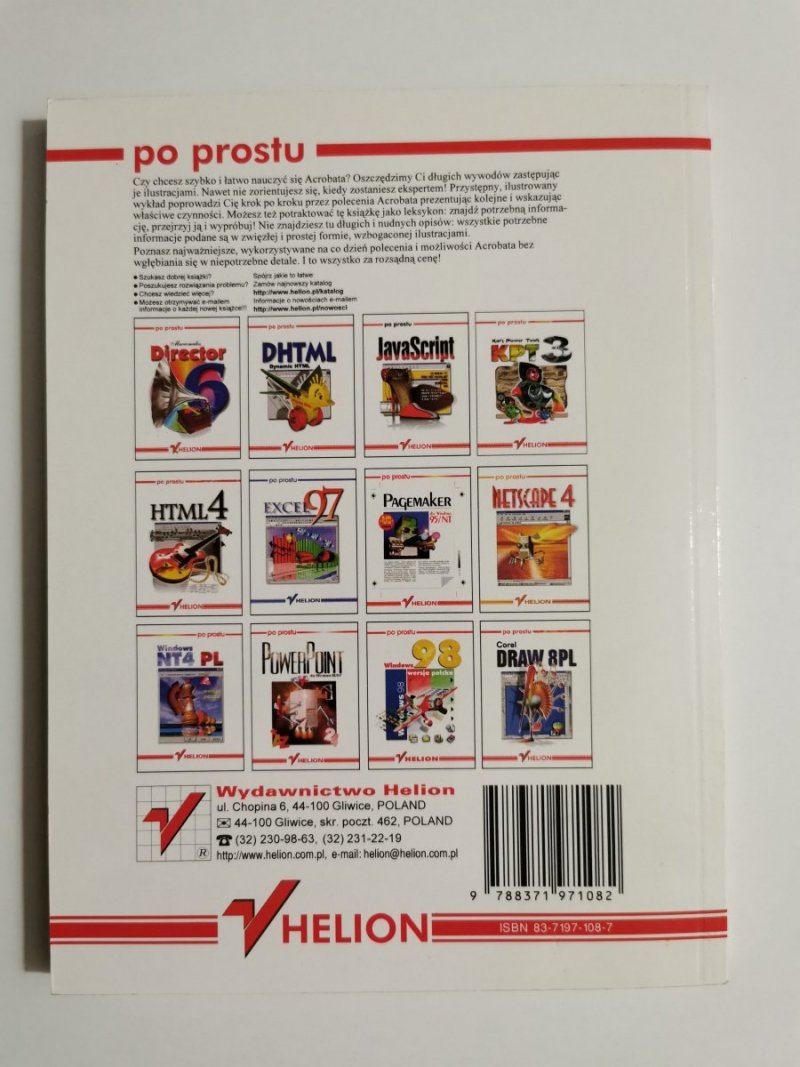 ADOBE ACROBAT 3 PO PROSTU - Ted Alspach 1999