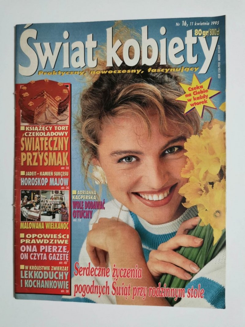 ŚWIAT KOBIETY NR 16, 11 KWIETNIA 1995