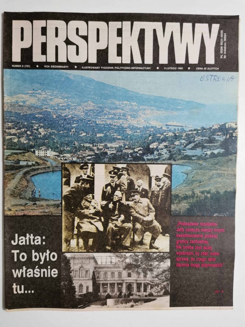 PERSPEKTYWY NUMER 6 (797) 8 LUTEGO 1985