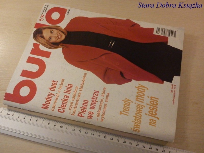 BURDA 9/97 TRENDY ŚWIATOWEJ MODY NA JESIEŃ