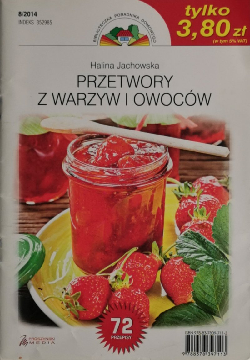PRZETWORY Z WARZYW I OWOCÓW - Halina Jachowska