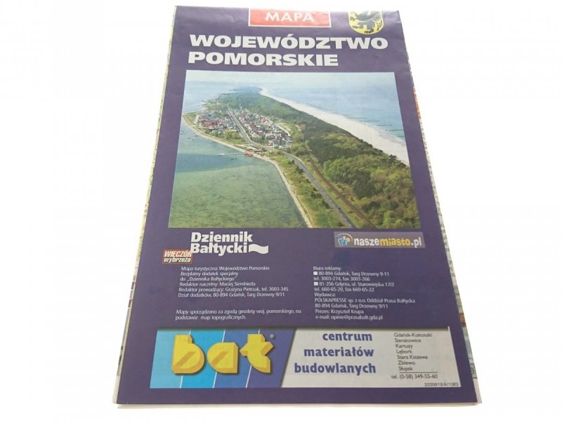 WOJEWÓDZTWO POMORSKIE. MAPA