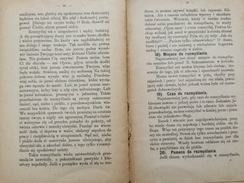  UWAGI O MODLITWIE DLA KAŻDEGO WIELCE POŻYTECZNE 1904