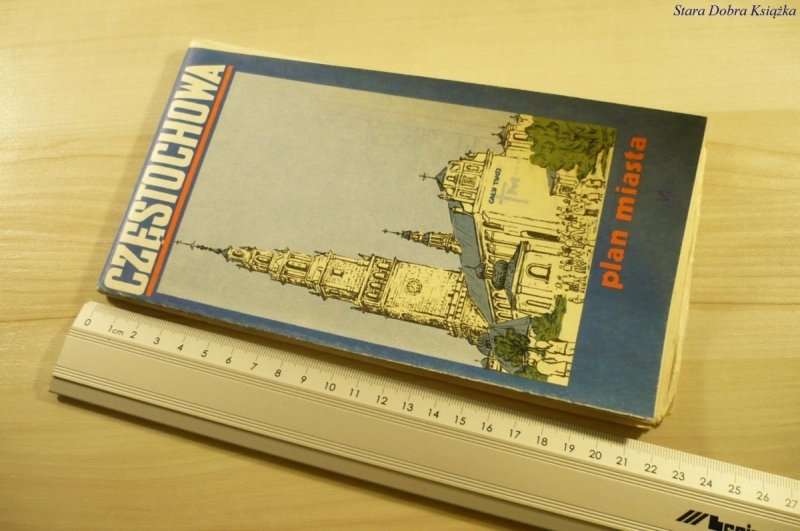 CZĘSTOCHOWA. PLAN MIASTA (1985)