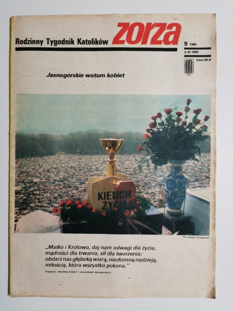 ZORZA NR 9 1305 6 VI 1982