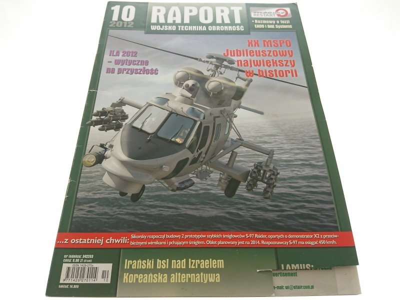 RAPORT. WOJSKO TECHNIKA OBRONNOŚĆ 10 2012