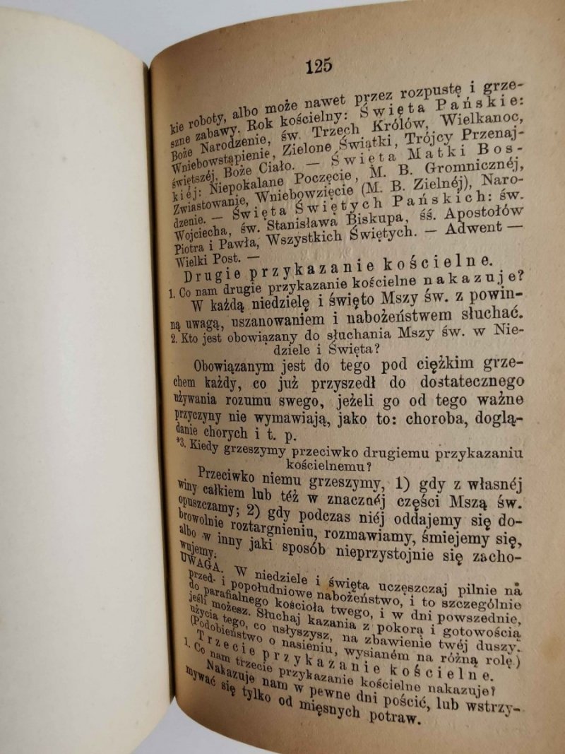 KATECHIZM RELIGII KATOLICKIEJ DLA DYECEZYI CHEŁMIŃSKIEJ - 