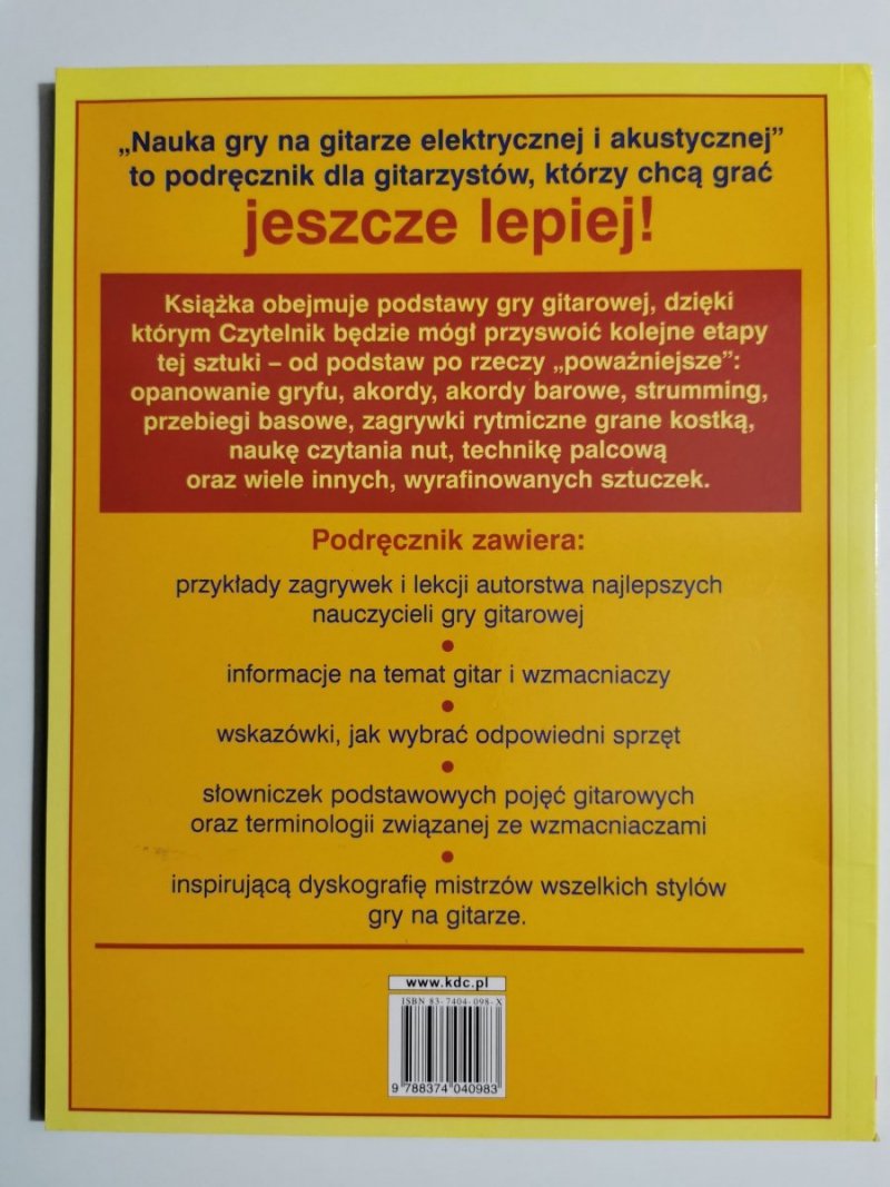 NAUKA GRY NA GITARZE ELEKTRYCZNEJ I AKUSTYCZNEJ 