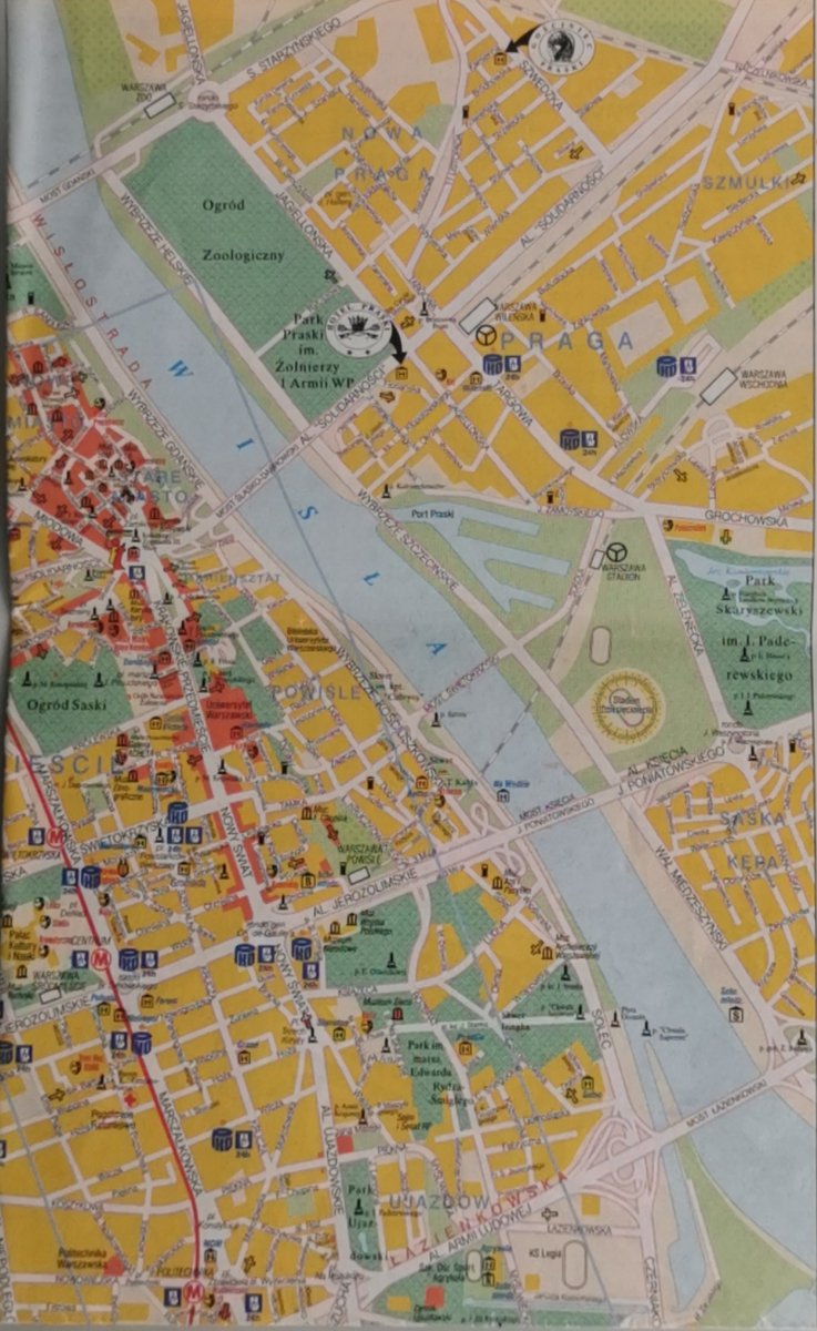 WARSZAWA PLAN CENTRUM