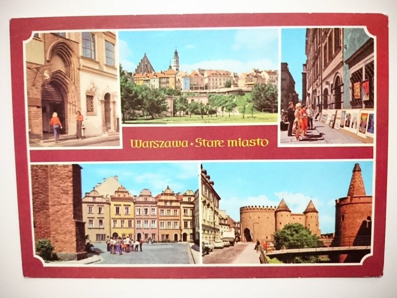 WARSZAWA. GOTYCKI PORTAL KAIENICY NA RYNKU STAREGO MIASTA FOT. JABŁOŃSKI I INNI