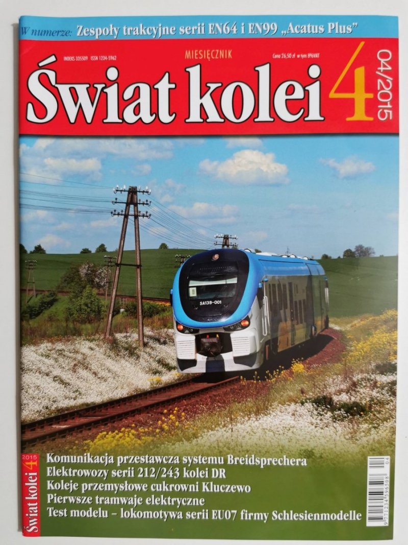 Miesięcznik. Świat kolei 04/2015