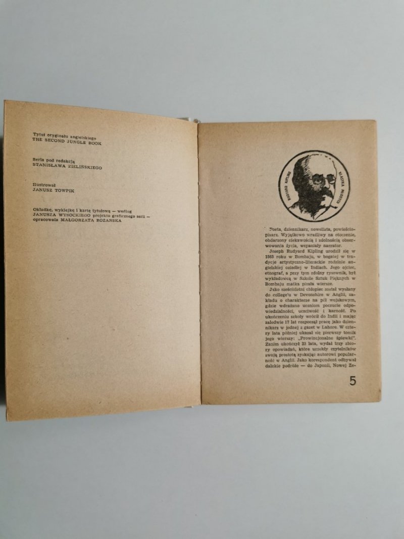 DRUGA KSIĘGA DŻUNGLI - Rudyard Kipling 