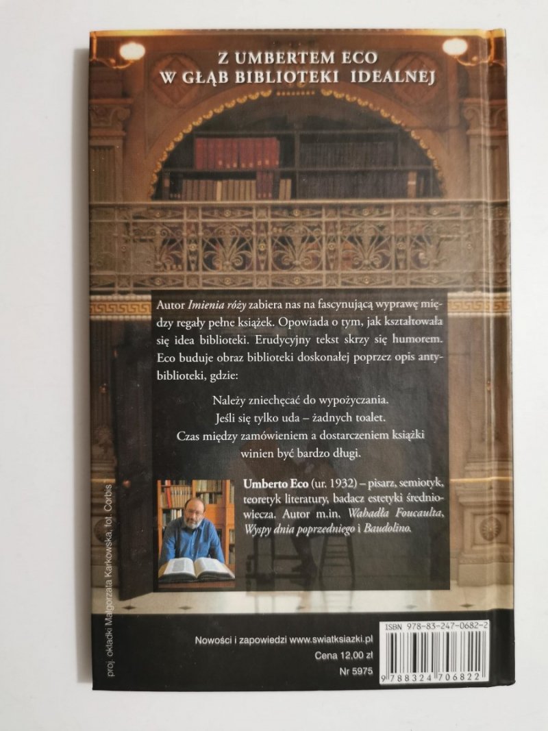 UMBERTO ECO O BIBLIOTECE 2007