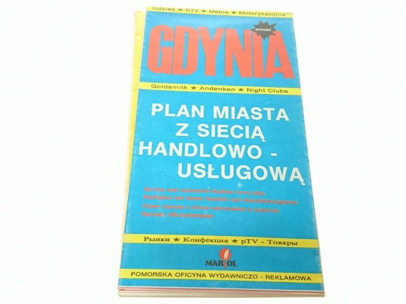 GDYNIA. PLAN MIASTA Z SIECIĄ HANDLOWO-USŁUGOWĄ