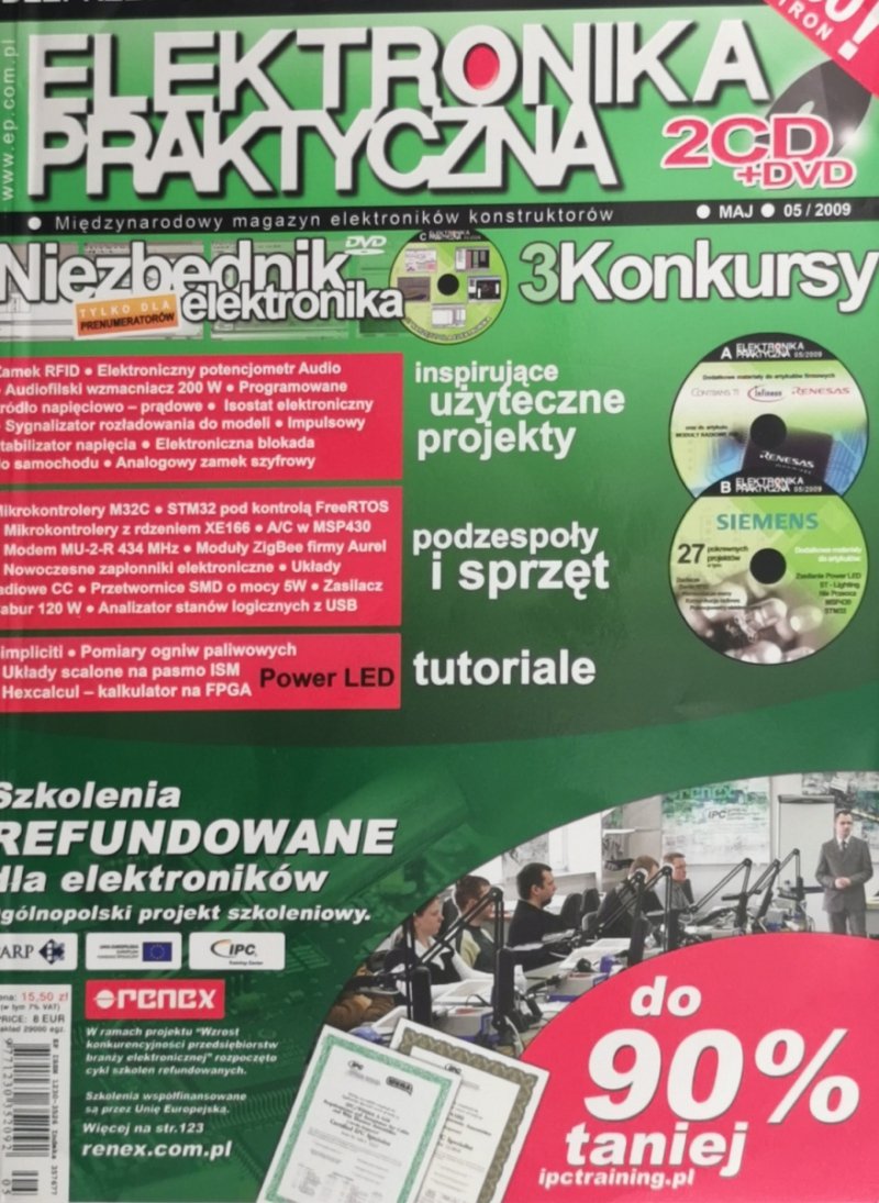ELEKTRONIKA PRAKTYCZNA 05/2009 2xCD+DVD