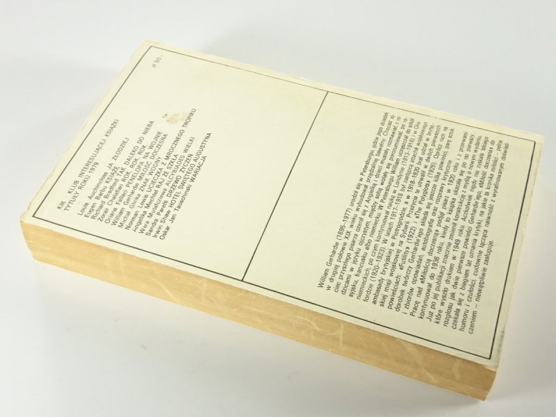 MIŁOŚĆ DOCZESNA - William Gerhardie 1979