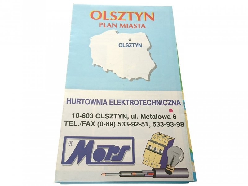 OLSZTYN. PLAN MIASTA