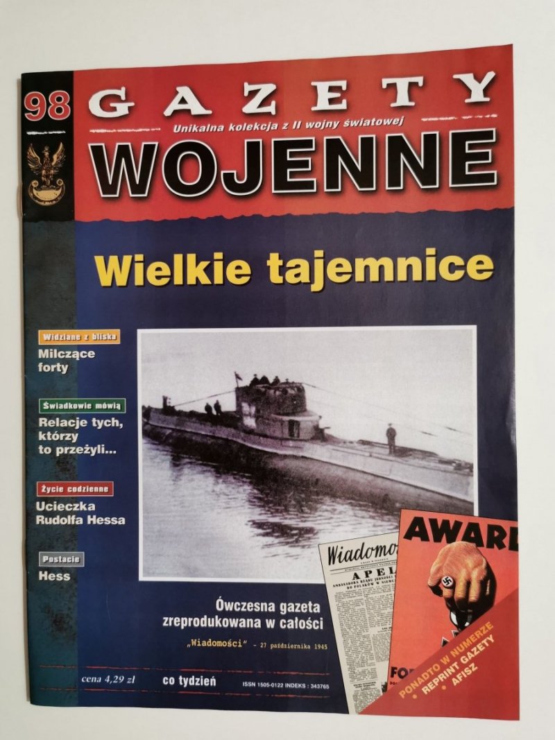 GAZETY WOJENNE NR 98