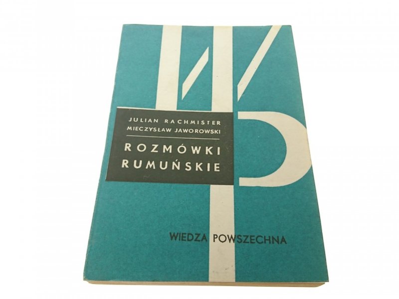 ROZMÓWKI RUMUŃSKIE - Julian Rachmister 1975