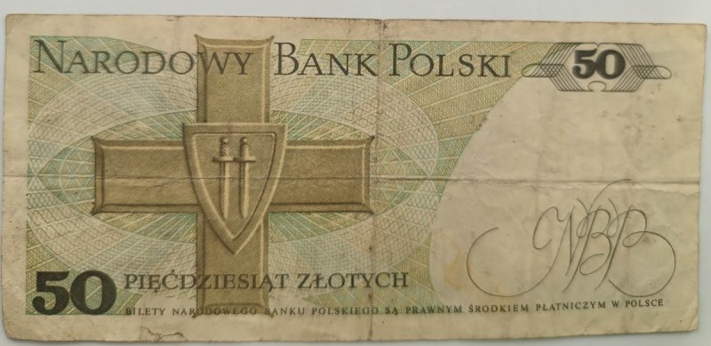 PIĘĆDZIESIĄT ZŁOTYCH GW 7304570