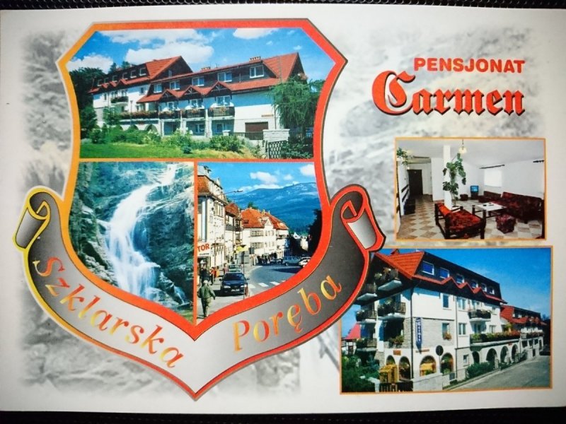 SZKLARSKA PORĘBA. PENSJONAT CARMEN FOT. TRYLAŃSKI