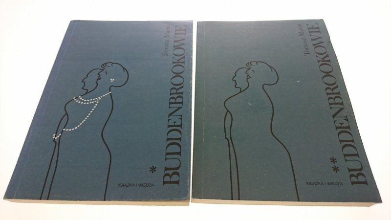 BUDDENBROOKOWIE TOM I i II - Tomasz Mann 1988