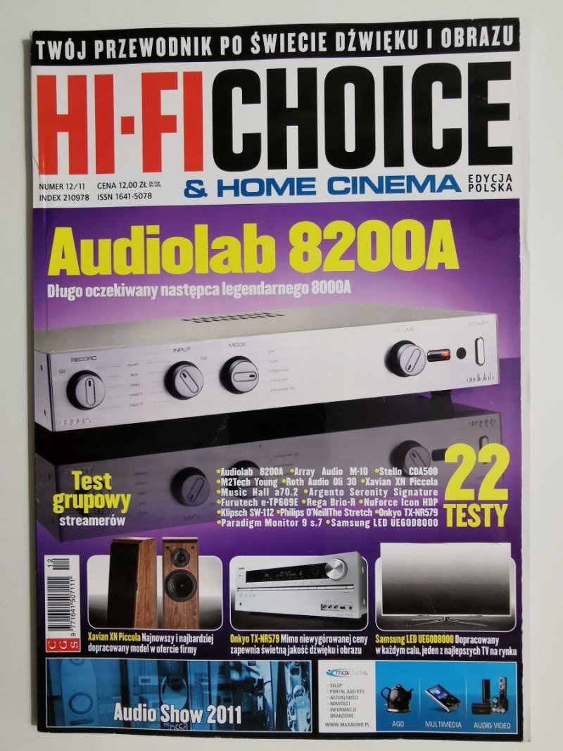HI-FI CHOICE NUMER 12/11