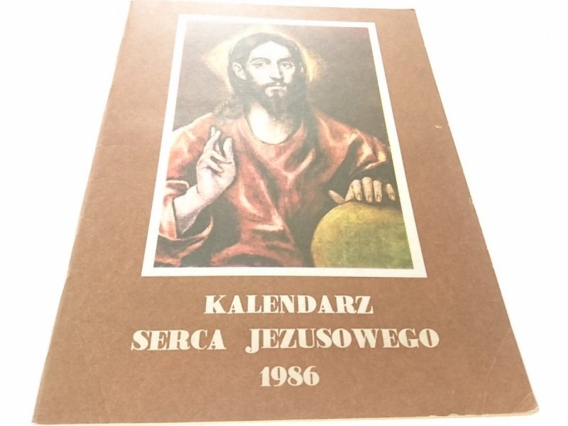 KALENDARZ SERCA JEZUSOWEGO 1986 / 2014 UNIKAT 