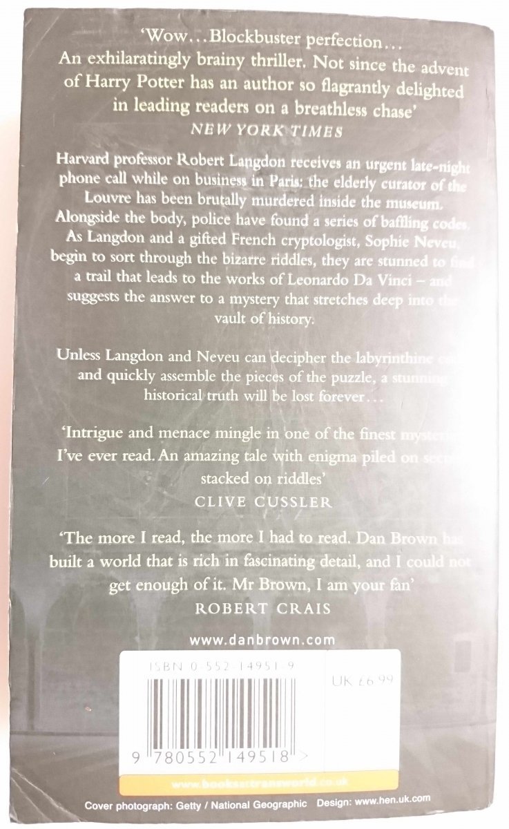 THE DA VINCI CODE - Dan Brown 2003