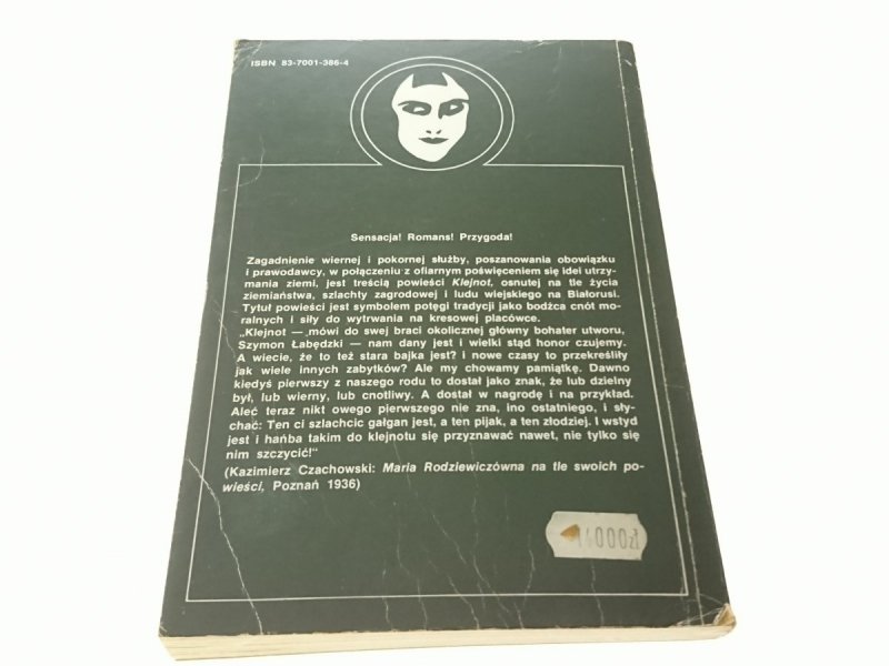KLEJNOT - Maria Rodziewiczówna 1991