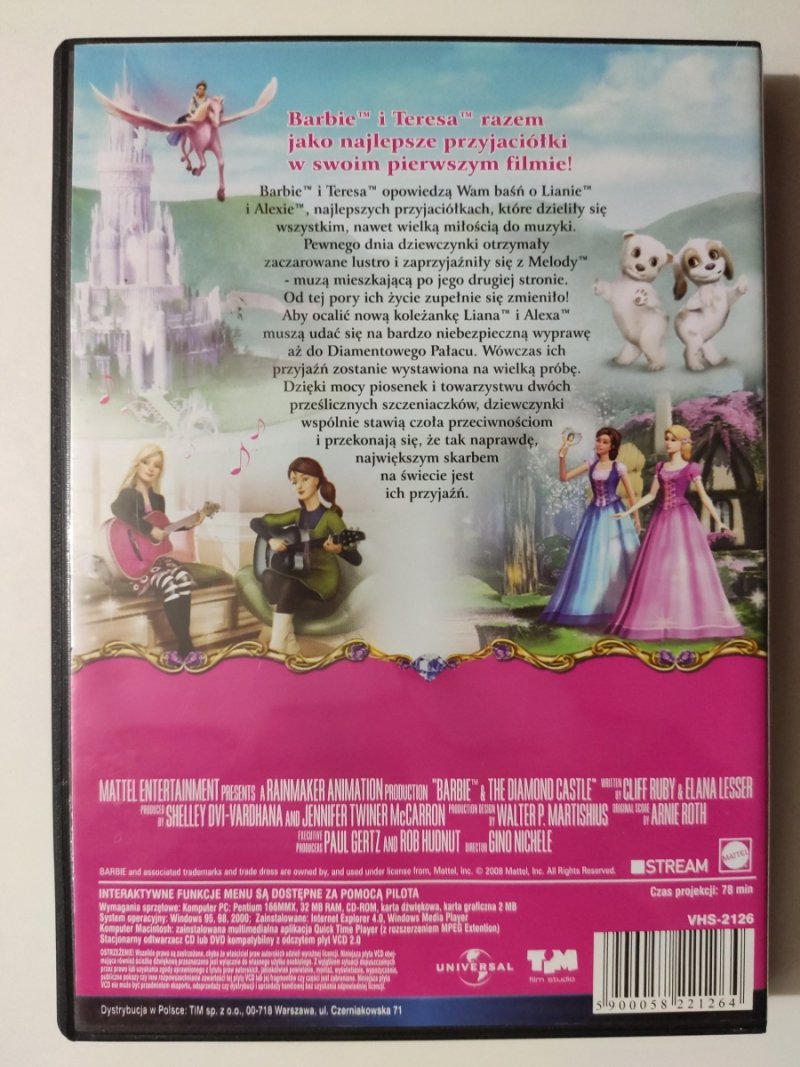 CD. BARBIE I DIAMENTOWY PAŁAC