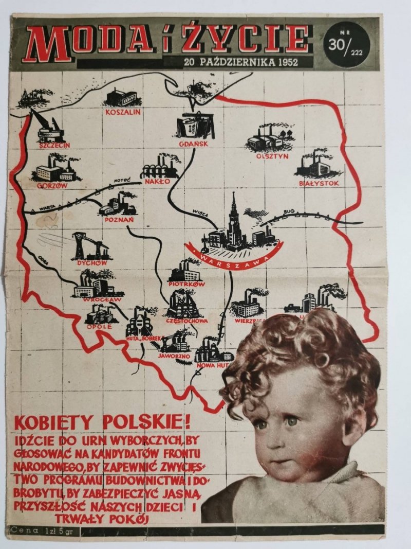 MODA I ŻYCIE NR 30/22 20 PAŹDZIERNIKA 1952