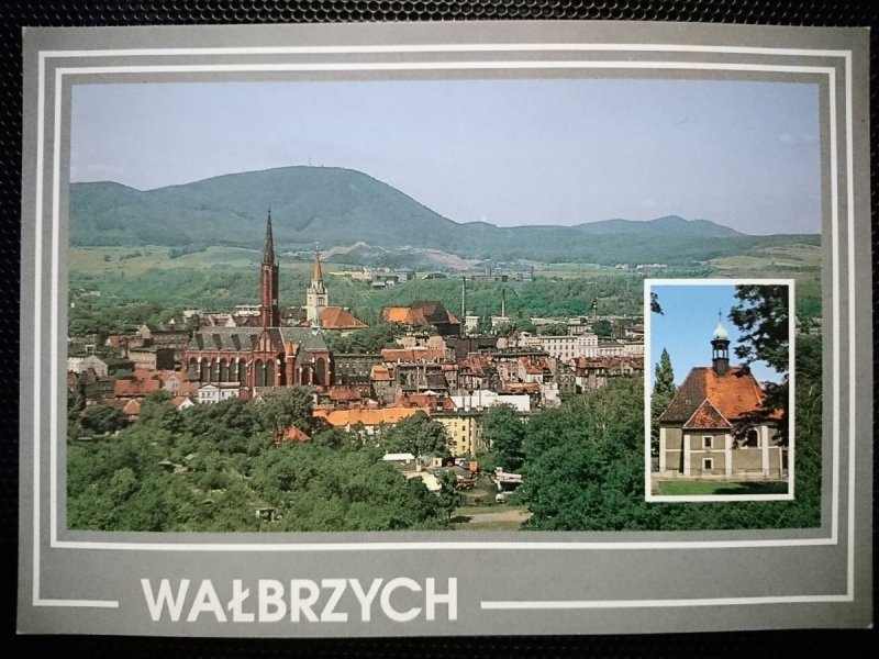 WAŁBRZYCH. PANORAMA MIASTA OD WSCHODU FOT. PROTASIUK, MASŁOWSKI