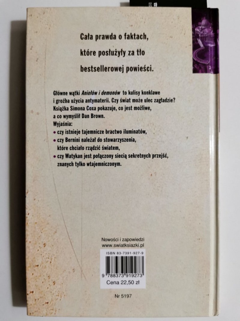 ANIOŁY I DEMONY. FAKTY I FIKCJA - Simon Cox 