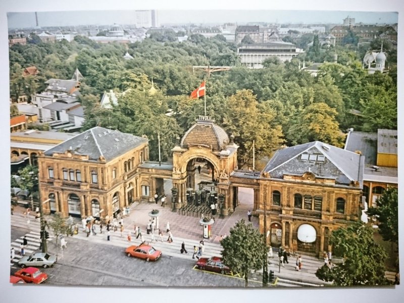 KOPENHAGEN. TIVOLI DER HAUPTEINGANG