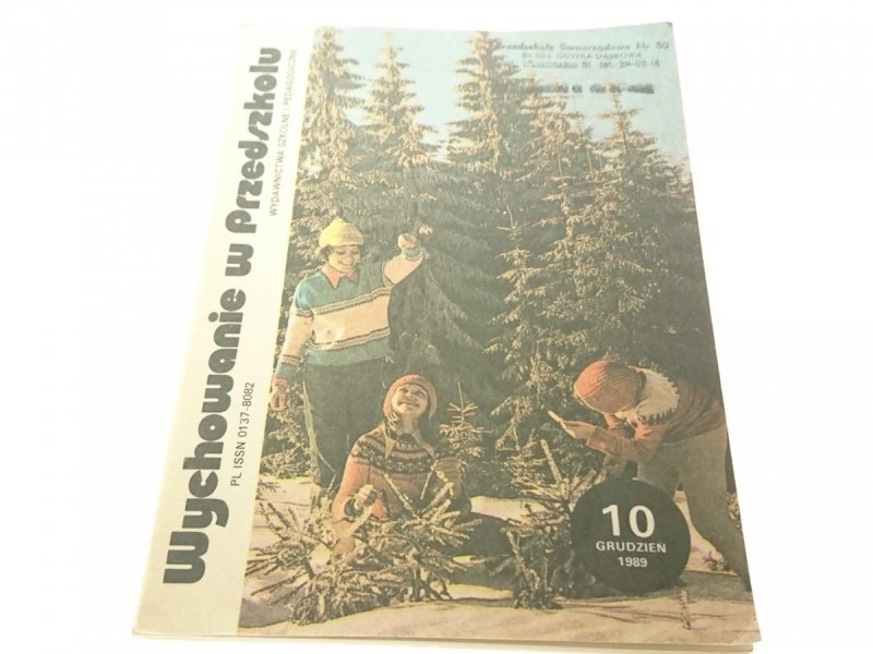 WYCHOWANIE W PRZEDSZKOLU 10 GRUDZIEŃ 1989