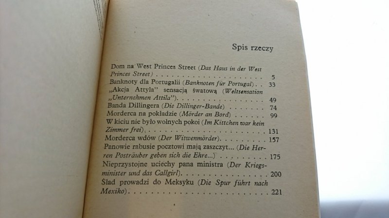PITAWAL PRZESTĘPSTW NIEZWYKŁYCH - Prodohl 1985