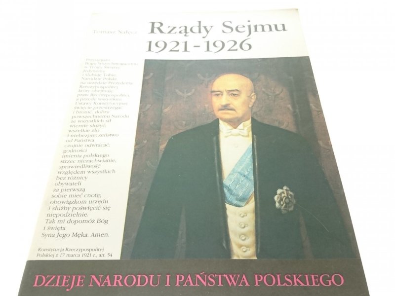 DNiPP: RZĄDY SEJMU 1921-1926 - Tomasz Nałęcz