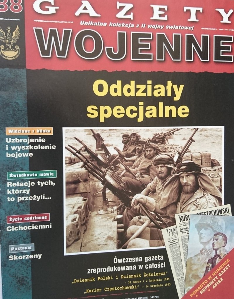 GAZETY WOJENNE 88 ODDZIAŁY SPECJALNE