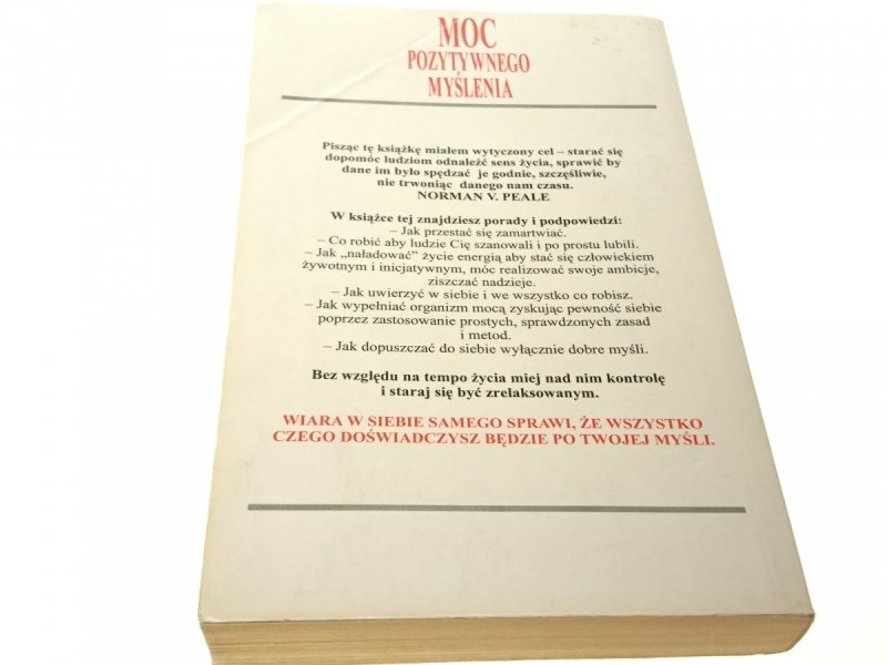 MOC POZYTYWNEGO MYŚLENIA - Norman V. Peale 1995