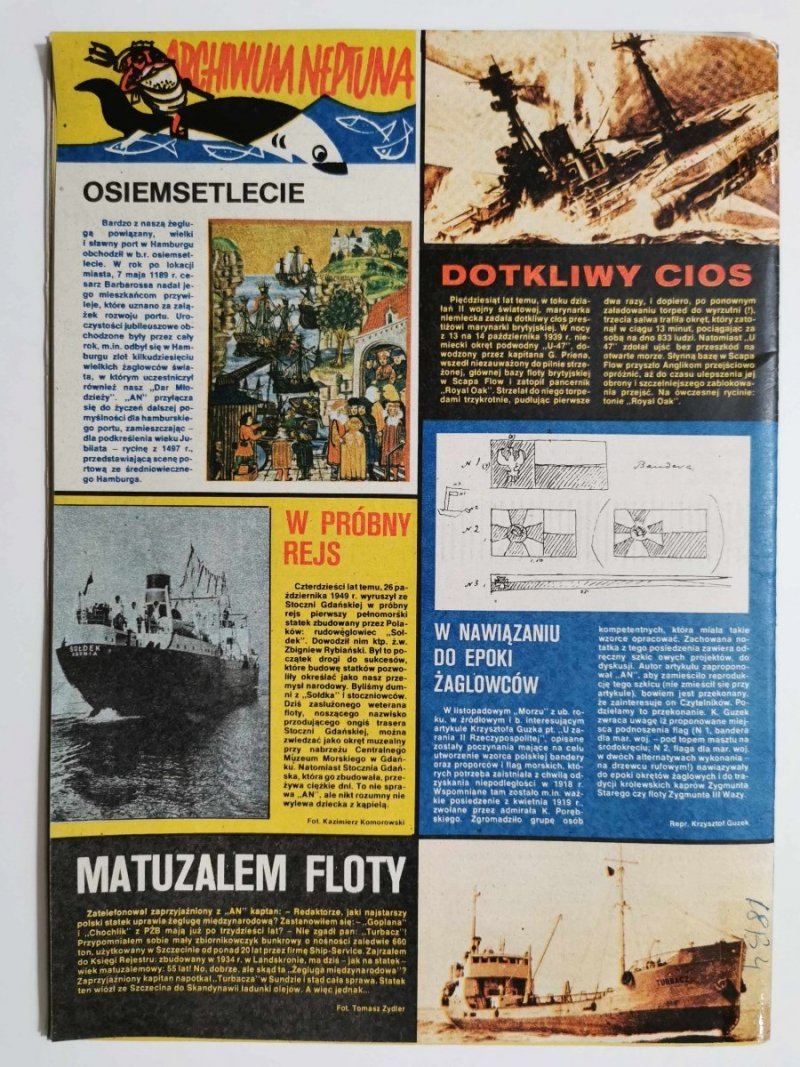 MORZE NR 10 (704) PAŹDZIERNIK 1989