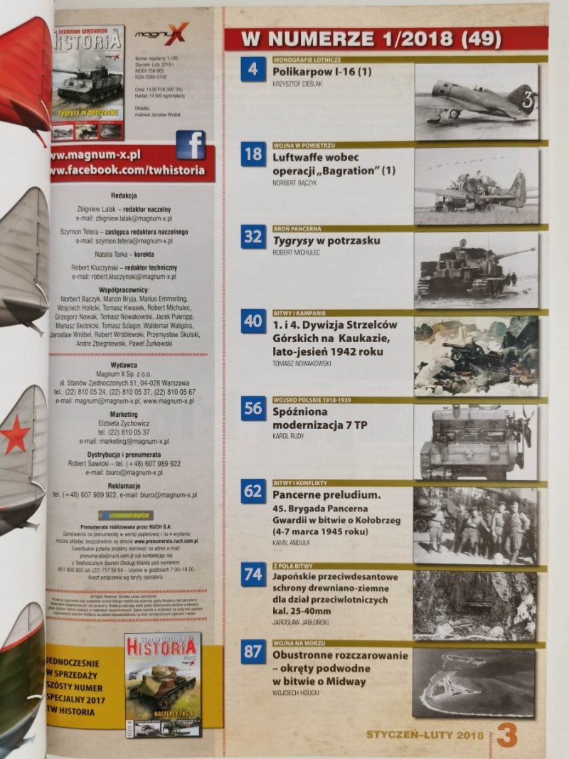 TECHNIKA WOJSKOWA HISTORIA STYCZEŃ-LUTY NR 1/2008