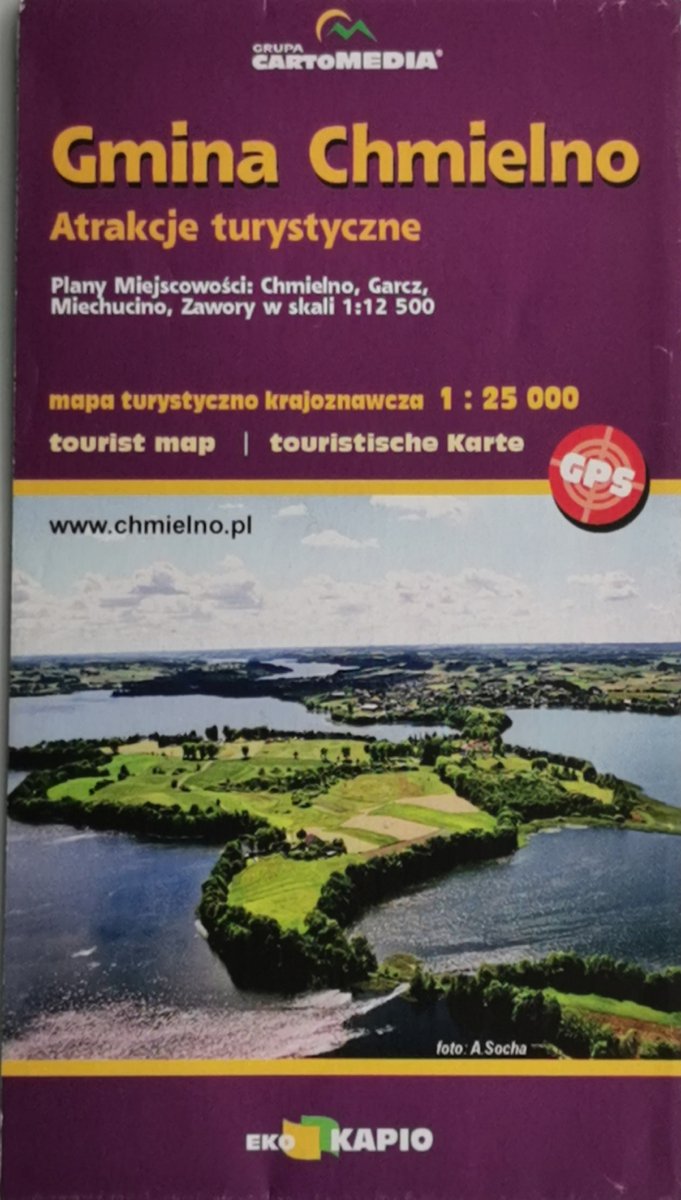 GMINA CHMIELNO ATRAKCJE TURYSTYCZNE 1:25 000