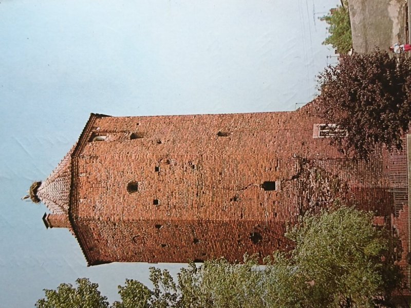 BRODNICA. GOTYCKA WIEŻA MAZURSKA FOT. J. CHOJNACKI
