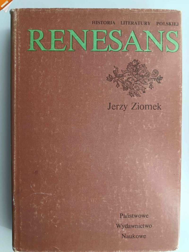 RENESANS. HISTORIA LITERATURY POLSKIEJ - Jerzy Ziomek