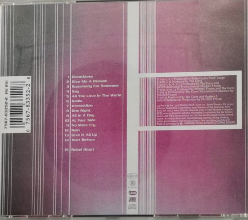 CD. THE CORRS IN BLUE