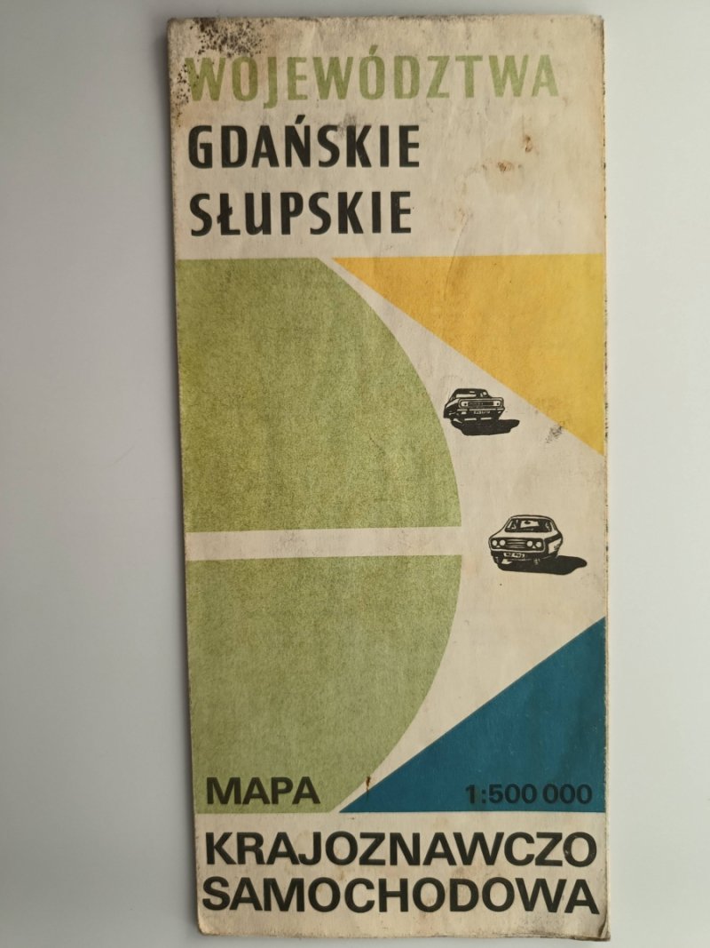 WOJEWÓDZTWA GDAŃSKIE SŁUPSKIE 1:500 000