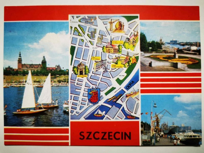 SZCZECIN. KOLAŻ 4 ZDJĘĆ