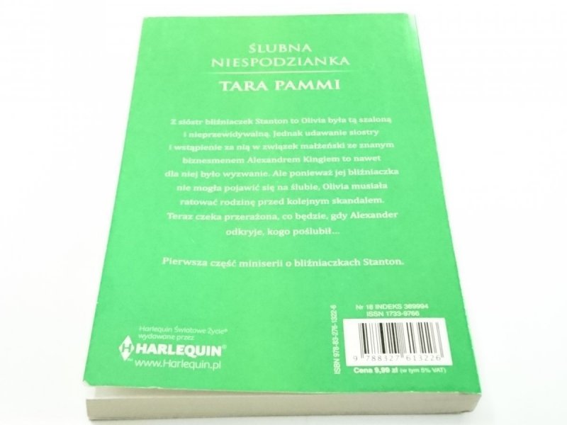 ŚLUBNA NIESPODZIANKA - Tara Pammi 2015